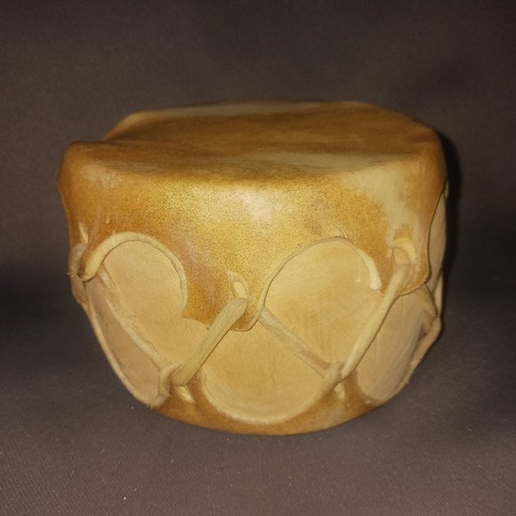 Vintage Handmade Native American Drum - Picture 2 of 6
